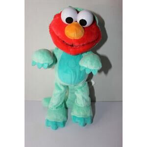 Sesame Street Dino Stomp Elmo 13-Inch Plush Stuffed Animal Sings and Dances